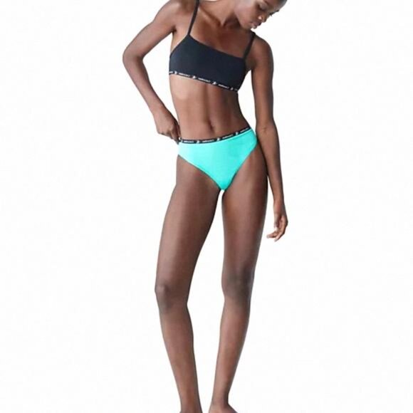 Calvin Klein 1996 Modern Thong Cotton Stretch QD3987-331 Women Peppermint Fresh - Picture 3 of 7